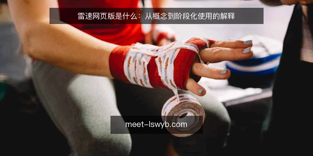 雷速网页版是什么：从概念到阶段化使用的解释 — 概念基线：雷速网页版指什么 配图